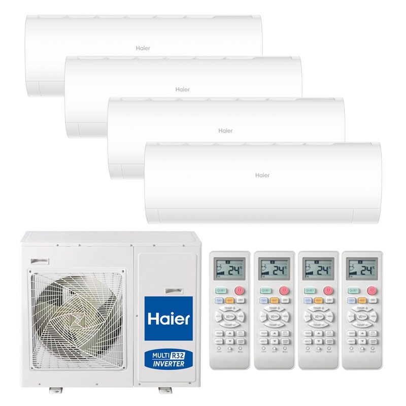 Haier Pearl Vier-Split Klimaanlage 3.5+3.5+3.5+3.5kW WLAN R32