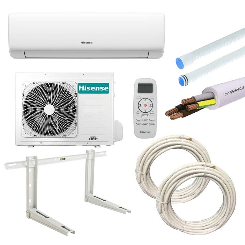 Hisense Wings Klimaanlage 2.5KW 9000BTU WLAN R32 A++/A+ mit Installationskit