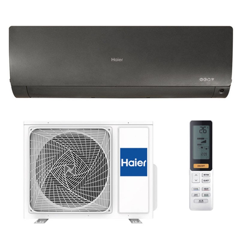 Haier Klimaanlage Flexis Plus 2,5KW 9000Btu WLAN A+++/A++ R32 Schwarz