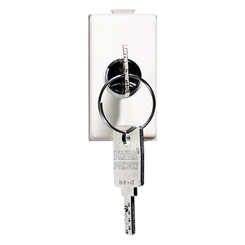 Bticino Matix Drehschalter mit Schlüssel 2P 10A NO AM5007P