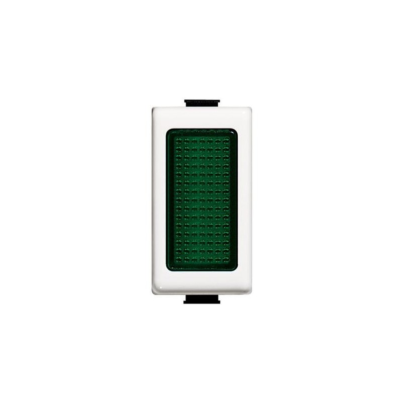 Bticino Matix Lampenfassungmodul aus Glas Farbe Grün AM5060V