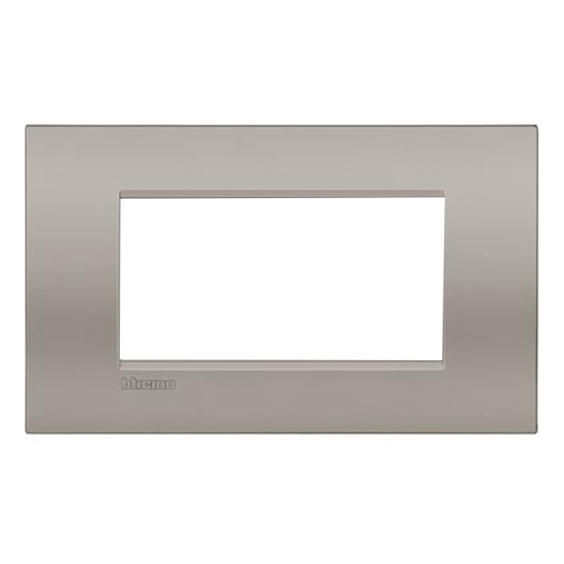 Teller Bticino LivingLight AIR sand 4 Plätze LNC4804SB