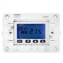 Urmet Simon Nea Wochen Programmierbarer Thermostat LCD 3 Module weiß 10633.