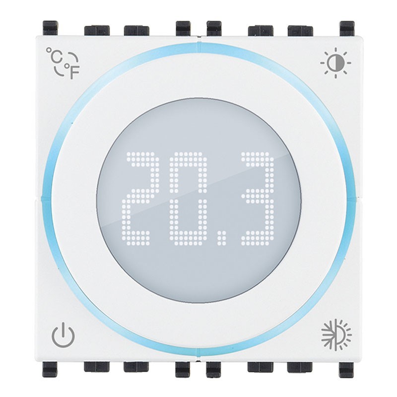 Vimar Drahtlos verbundener Thermostat IoT2M weiß 02973.B