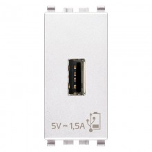 Vimar Eikon 5V1,5A USB-Stecker weiß 20292.