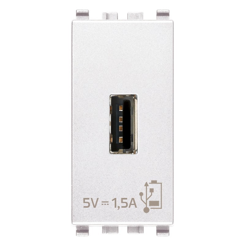 Vimar Eikon 5V1,5A USB-Stecker weiß 20292.