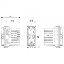 Vimar Eikon Angeschlossener Wechselschalter View Wireless 20592.0