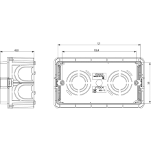 Vimar Eikon Unterputzdose 4 Module V71304