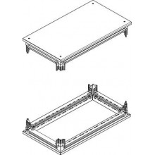 Bticino Sockel- und Kopfbausatz für HDX-Schränke 850x350mm 91801/83A