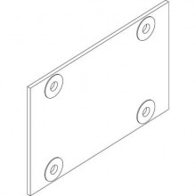Bticino MAS flache Verstärkungsplatte für HDX Paneele 91874P