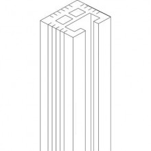 Stange aus Aluminium mit C-Profil Bticino MAS 91888AL