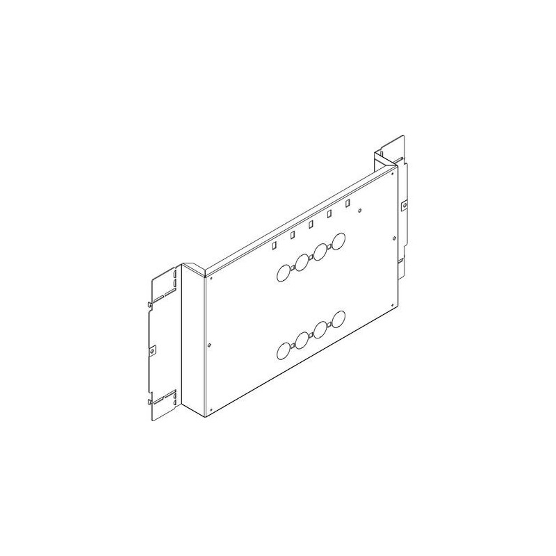 Bticino Befestigungsplatte für MW630 in Schalttafeln und Schränken 9561P/SW