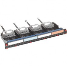 Bticino Patchpanel mit 24 RJ45 CAT6 UTP Anschlüssen C9024C6U