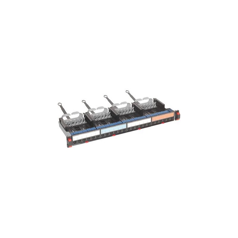 Bticino Patchpanel mit 24 RJ45 CAT6 UTP Anschlüssen C9024C6U