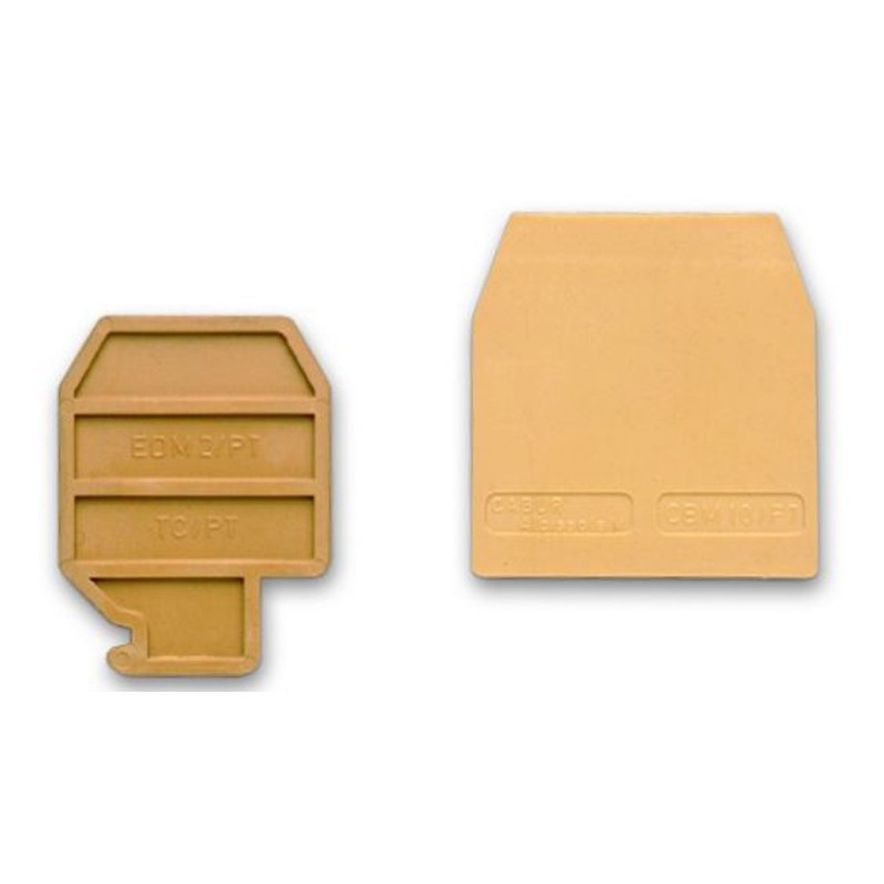 Cabur Endplatte für Klemme 70 Farbe Beige CB811