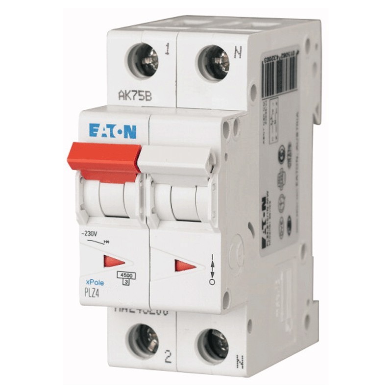Eaton Leitungsschutzschalter 10A 1P+N 4,5 KA 2 Module 243226