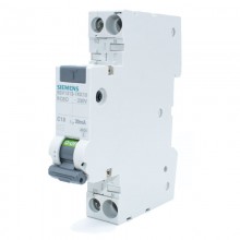 Siemens Fehlerstrom und Leitungsschutzschalter 10A 1P+N 30MA AC 4,5KA 5SV13131KK10