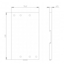 Siemens DIN-Adapter für 3/4-polige Kompaktleistungsschalter 3VA91870SH10