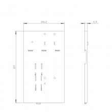 Siemens DIN-Adapter für 3/4-polige Kompaktleistungsschalter 3VA91870SH20