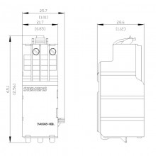 Siemens Mindestspannungsspule 208-230 Vac 3VA99080BB25