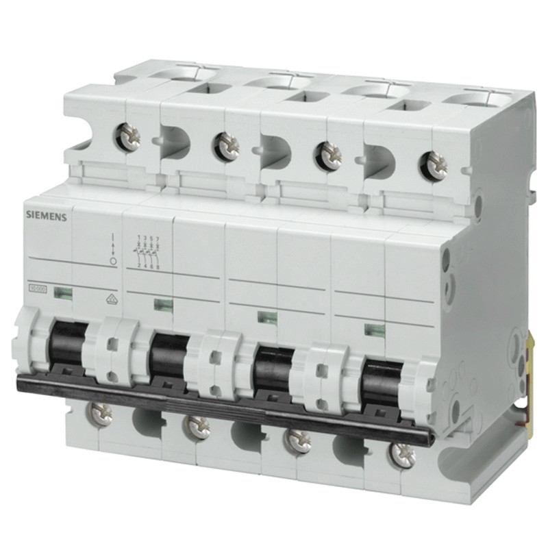 Leistungsschalter Siemens 4P 100A 10kA Typ C-6 Module