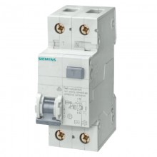 Siemens 1P+N 16A 30mA Differenzialschutzschalter Typ A 4,5kA 2 Module 5SU13537KK16