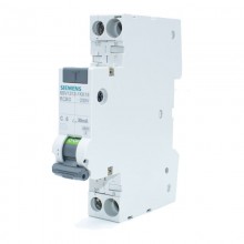 Siemens Fehlerstrom und Leitungsschutzschalter 6A 1P+N 30MA AC 4,5KA 5SV13131KK06