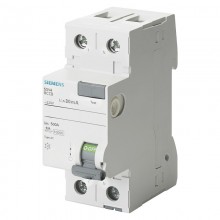 Siemens Fehlerstrom-Schutzschalter 2-polig 25A 300mA AC Typ 2 Module 5SV46120