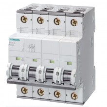 Siemens LS-Schalter 4P 10kA 63A Typ C-4 Module 5SY44637