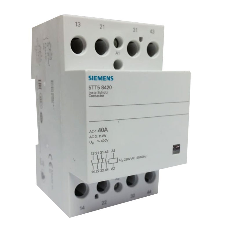 Siemens INSTA-Schütz 40A 230VCA 2NA+2NC 5TT58420