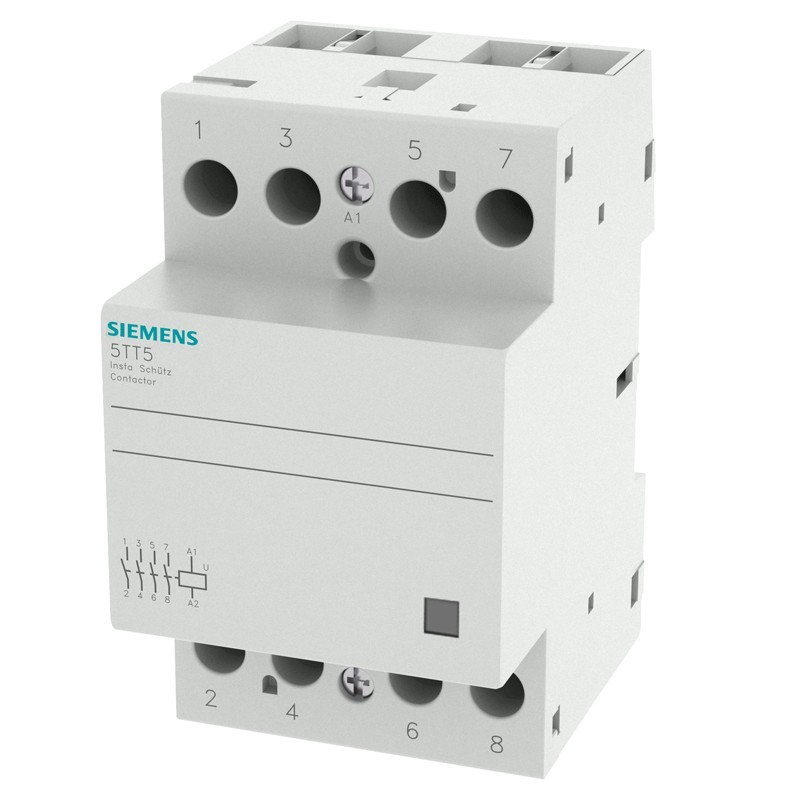 Siemens Schütz 63A 4NA 230VAC 3 Module 5TT58500