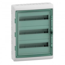 Schneider Schaltschrank 54 Module IP65 transparente Tür 10345