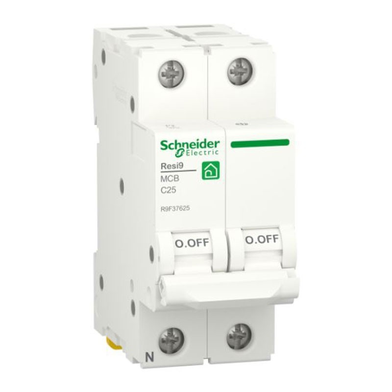 Schneider Leitungsschutzschalter 25A 1P+N 4,5KA C 2 Modul R9F37625