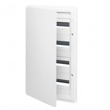 Vimar Unterputz-Schaltschrank 72 DIN-Module IP40 mit weißer Tür V53172.B