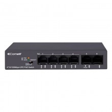 Comelit Netzwerk-Switch 4 POE-Ports + 2 Uplink 10/100 Mbps IPSWP06N100A