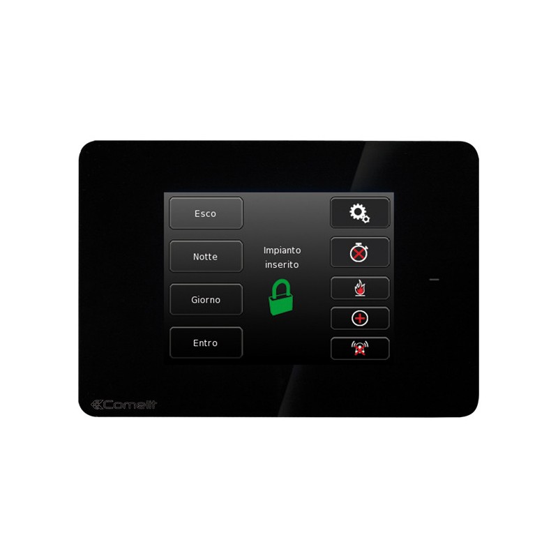 Comelit Safe Touch Touchscreen-Tastatur mit LCD-Display für VEDO-Steuergerät VEDOTOUCH