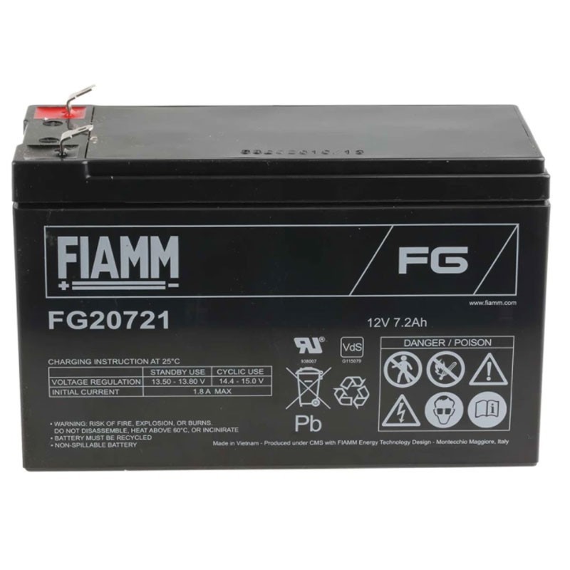 Fiamm Blei-Säure-Batterie 12V 7Ah FG20721