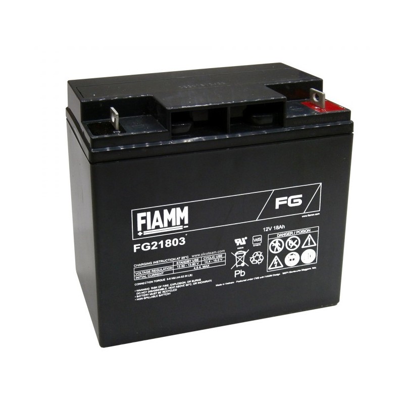 Fiamm 12V-18Ah aufladbare Blei-Säure-Batterie FG21803