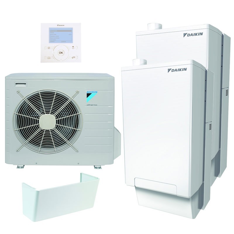 Daikin Altherma R Hybrid Kit Komplettes Hybridsystem Wärmepumpe H/O 8KW