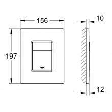 Grohe Skate Cosmpolitan Antriebsscheibe Weiß 38732SH0