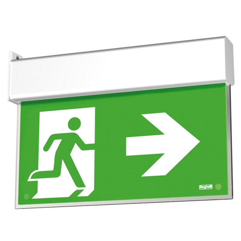 Notleuchte Beghelli SA UP LED EXIT Flag 1/2/3H 4320