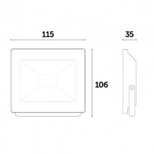 Playled LED-Projektor COMPAT WHITE 12W 4000K 1085 Lumen VR12BN