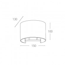 Fan Europe LED-Wandleuchte 2X3W 3000K weiß LEDW-DELTA/6WBCO