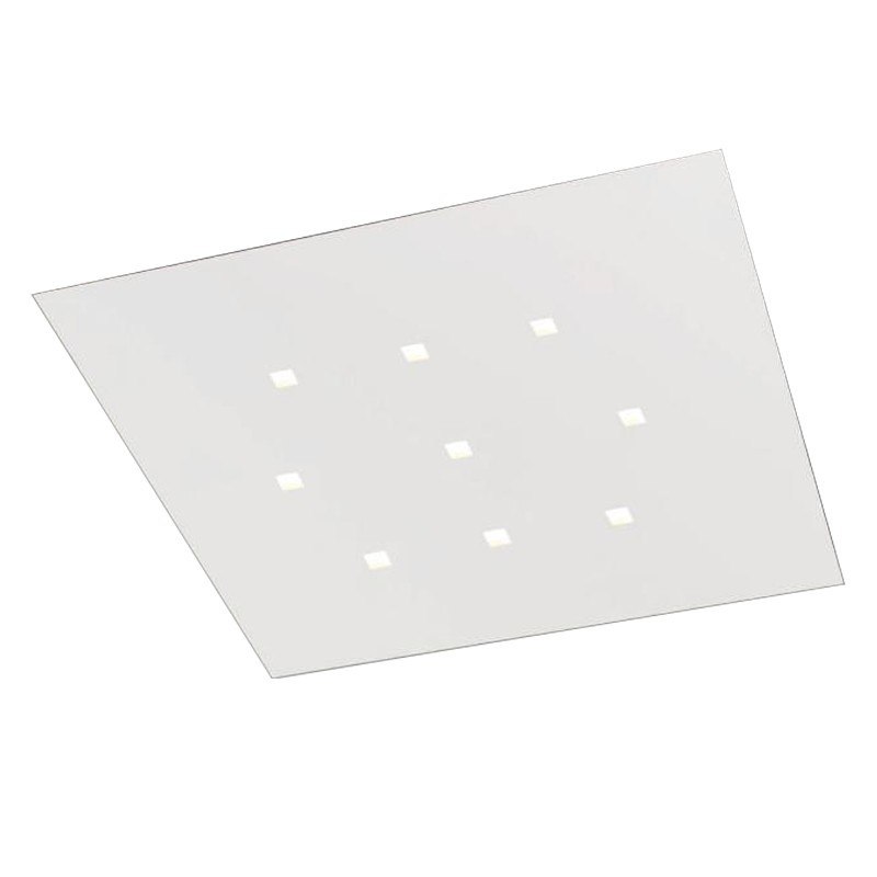 Icone LED-Deckenleuchte Isi Q9 40,5W 3000K Farbe: weiß ISIQ9B