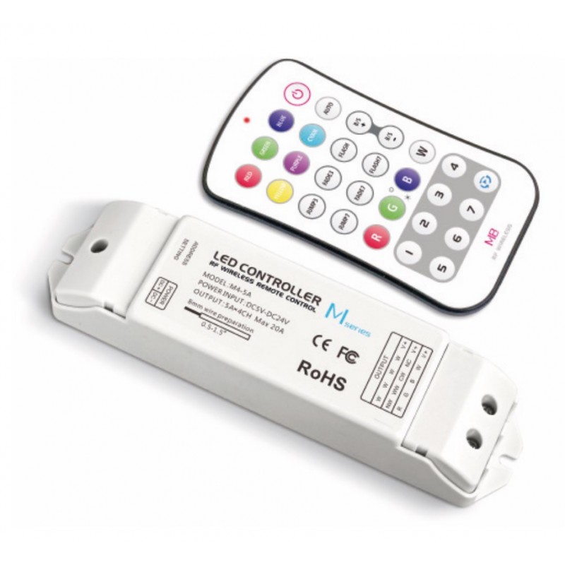 Ledco Steuergerät für RGB-LED und RF-Fernbedienung pro2 24/12 Vdc CT300