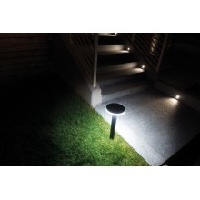 Lombardo satinierter LED-Diffusor LINE 220 30LED 1350 Lumen 4000K schwarz LL113100N