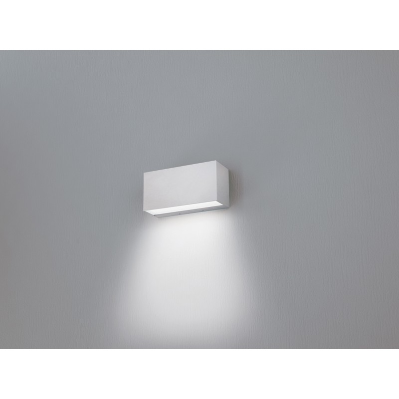 Nobile Brick bi-direktionale LED-Wandleuchte weiß 15W 3000K BA20/2A/3K/W
