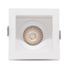 Novalux Pix quadratischer Einbaustrahler weiß 65mm LED 10W 3000K 103701.01