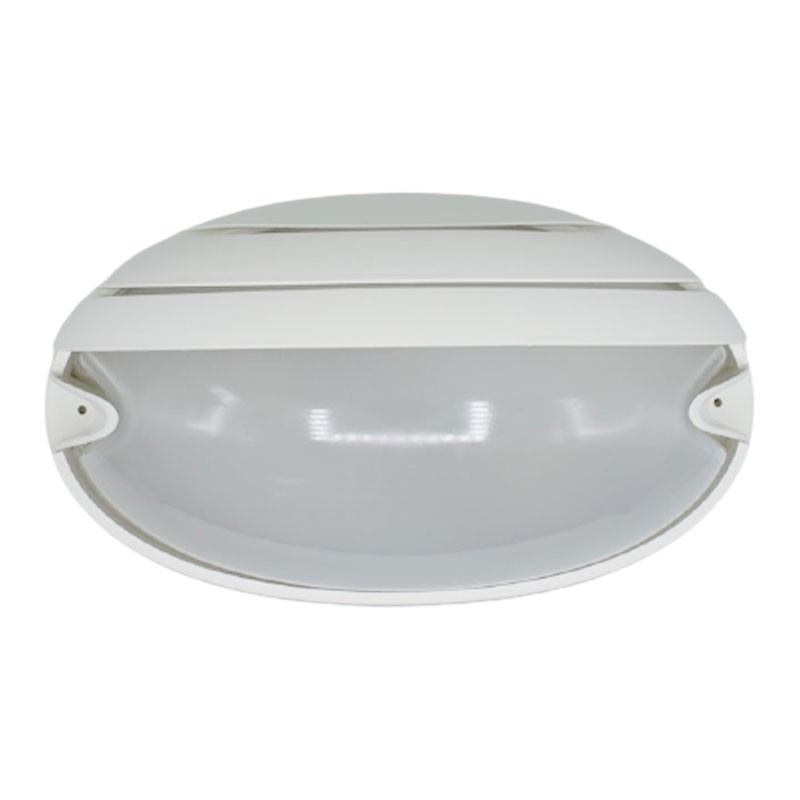 CHIP Prisma ovale Deckenleuchte mit E27-Anschluss Farbe Weiß IP55 005706