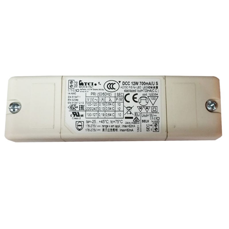 TCI Netzteil für LEDs 12W 700MA IP20 122354